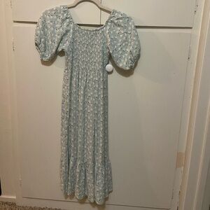 Girls maxi floral dress